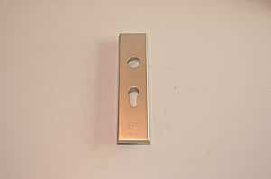 VH buitenschild 193/50 F2 PC55    193x50mm  (binnenschild) (binnenkruk) (kruk) (greep) (hendel) (klink) (plaatje) (plaat) (deurschild) (deurkruk) (deurklink) (deurplaat) (deurhendel)