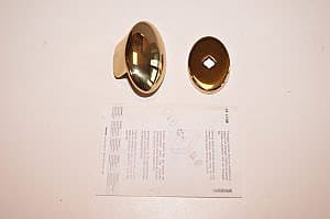 Valli Valli VCR voordeurknop massief messing voor hout VOORDEURKNOP VV K1153 MES