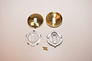 Valli valli deur rozet messing     VV K1119  MESS    SLG   PRIJS PER PAAR!