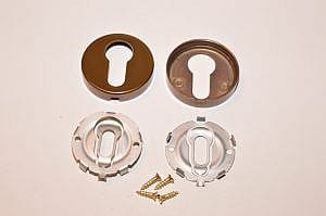 Valli Valli Deur rozet /Cilinder ROZET Donker messing     VV K1109  ZMBR    PC   PRIJS PER PAAR!