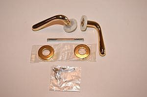 Ecostile deurkruk massief messing geveerd. DEURKR M/ROZ VV H  44R MES