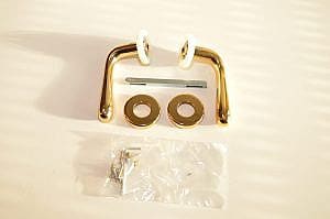 ECOSTILE DESIGN Deurkruk/Deurgreep  Massief messing VCR  DEURKR M/ROZ VV H4707R MES