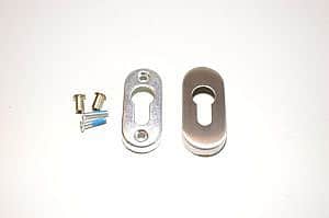 Artitec Rozet RVS met onderplaat inclusief bevestigingen 91382.