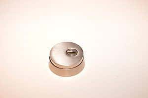 RVS cilinder rozet /deur rozet met kerntrek beveiliging SKG *** .