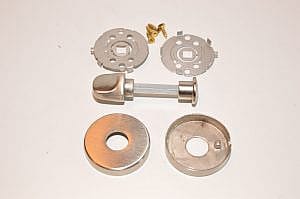 Valli&Valli Wc deur rozet/slotje RVS WC-sluiting Wc-slot  VV K1704  PATINE   WC  LET OP LICHTE KRASJES. (italiaans Design) (design) (valli&valli)