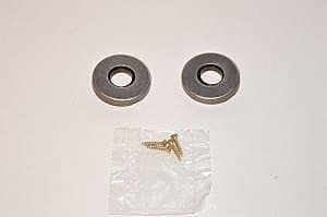 Rond rozet industrieel / staal tbv binnendeur krukken .