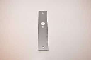 deurschild zonder PC/Cilinder uitsparing  aluminium vlak breed schild deur plaat .